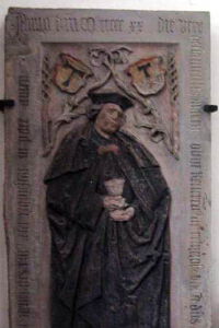 Grabmal Heinrich Meyerspach in der Justinuskirche.