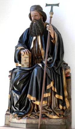 Sitzfigur des Ordensvaters Antonius Eremita von 1485.