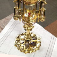 450 Jahre alte gotische Turmmonstranz