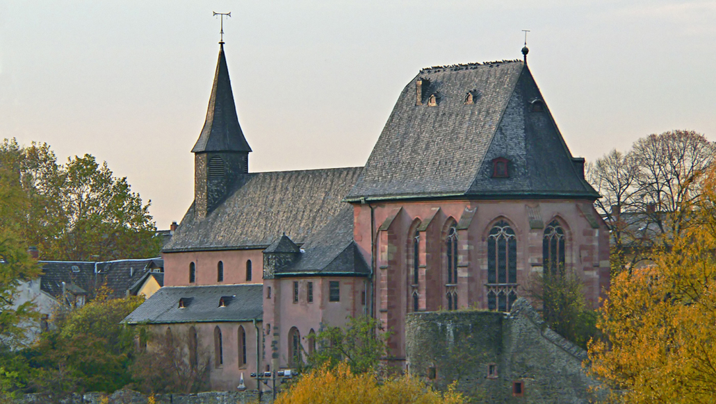 Justinuskirche Höchst, Ansicht von Südost