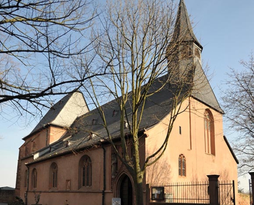 Nordseite der Justinuskirche