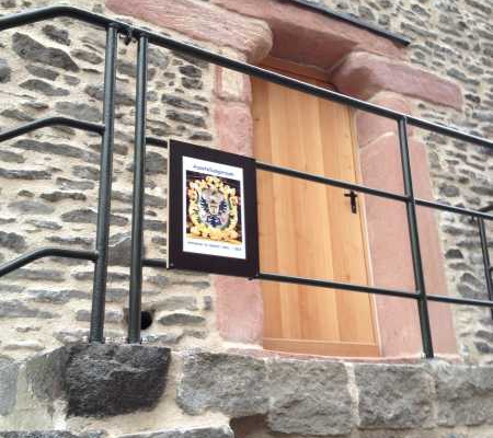 Eingang zur Antoniterausstellung im Stadtturm