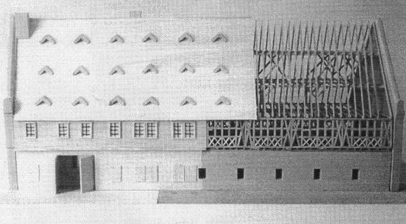 Modell des ehemaligen Antoniterklosters Höchst