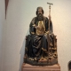 Figur des Heiligen Antonius aus dem 15. Jahthundert in der Justinuskirche Frankfurt/ Höchst